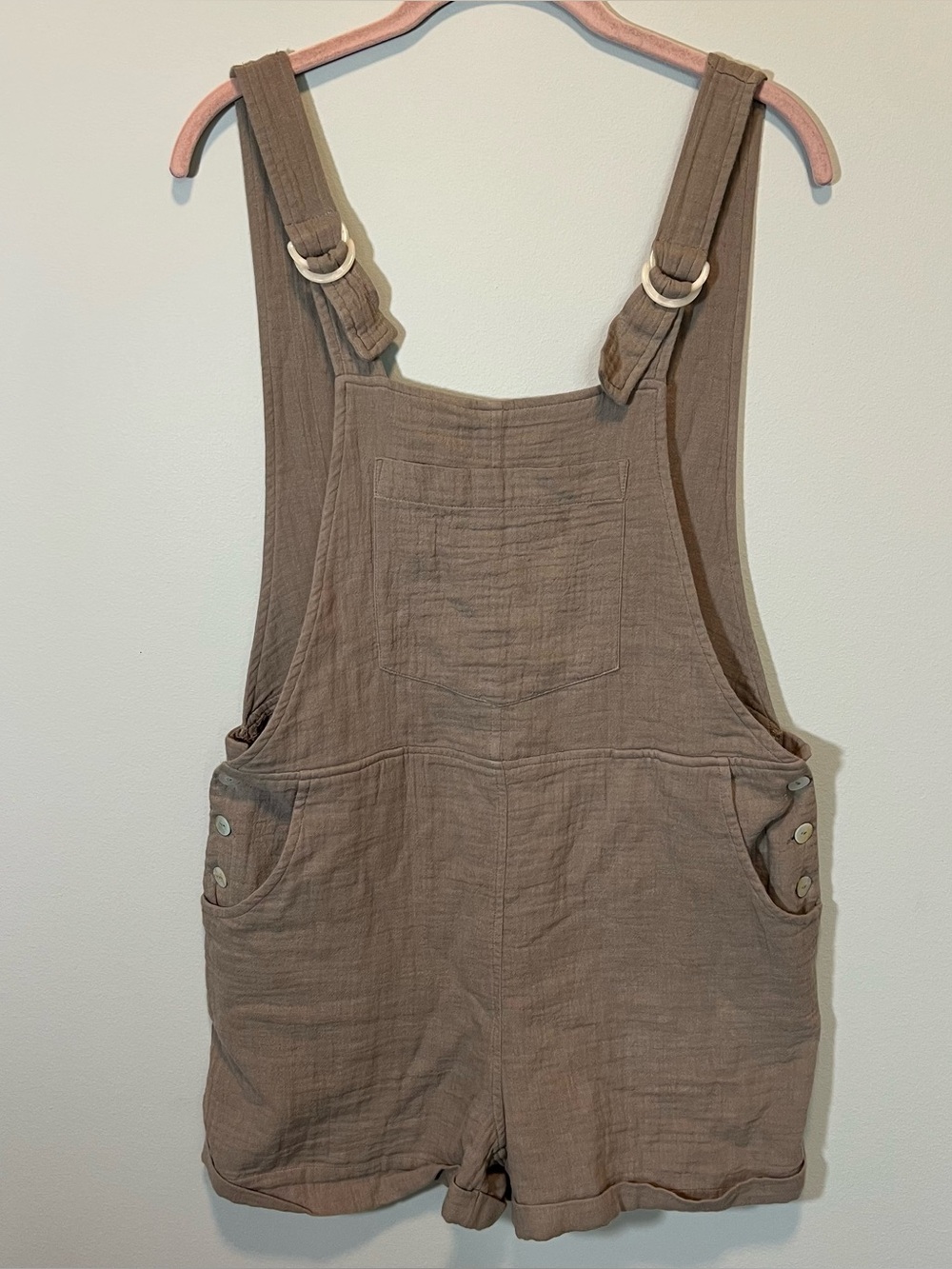 The Normal Brand Women’s Light Brown Overalls Gauze Women’s XS‎